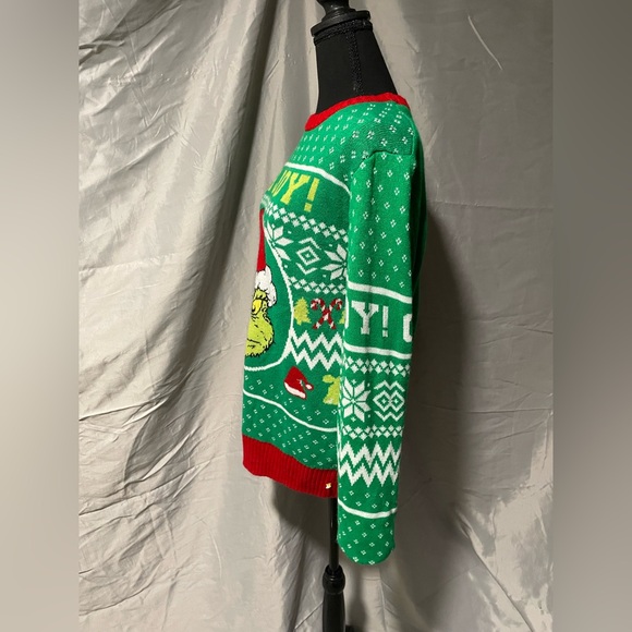 Dr. Seuss Green Grinch Crewneck Sweater ❤️💚 - Picture 4 of 8